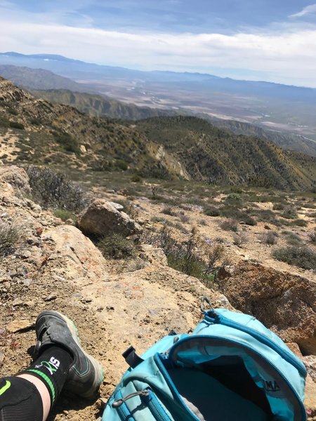 End of the trail. Great overlook.