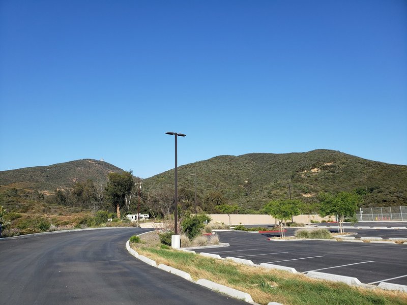 Mt. Whitney on the left, Frank's Peak right from Double Peak Elementary