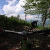 Following Jalen down Harescramble on opening weekend at Sugar Mountain Bike Park.