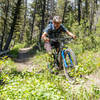 Once you get into the middle section of Oregon Gulch, the terrain mellows out and gets super fast!