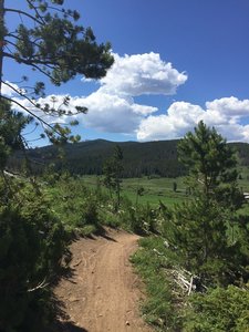 Downhill to the valley