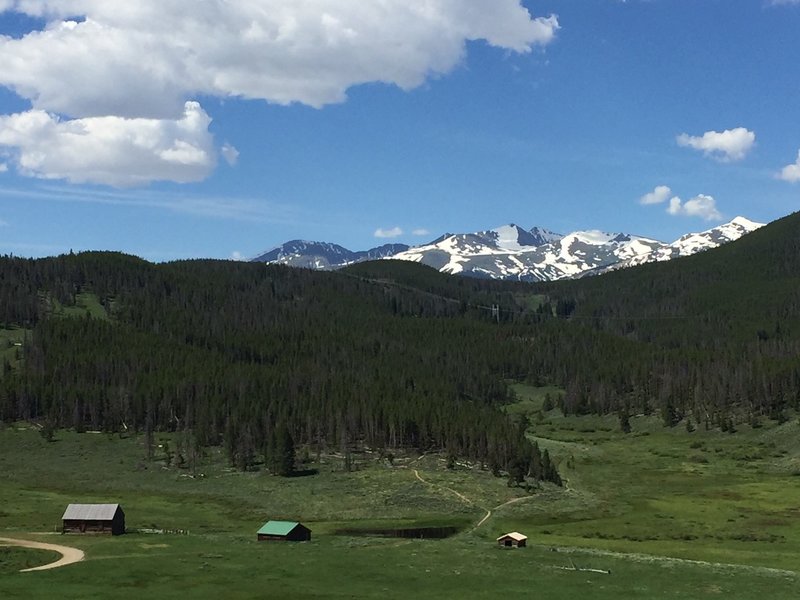 July and still snow up there