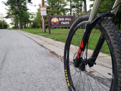 Big Hill Park entrance/