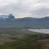 Overlooking Borgarfjörður eystri village - Mt. Dyrfjöll in the left background.