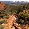 Getting technical on the Scorpion descent in Sedona.