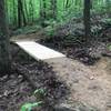 The longest bridge on High Meadow, breaks up a long descent.