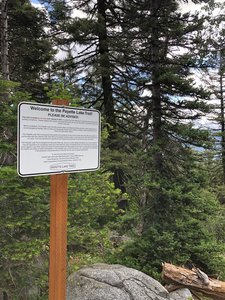 Intersecton of PLT and Payette Rim Trail.