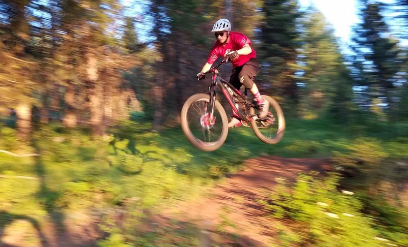 Clearing the doubles on Lower Drain trail - Bear Basin, McCall, Idaho