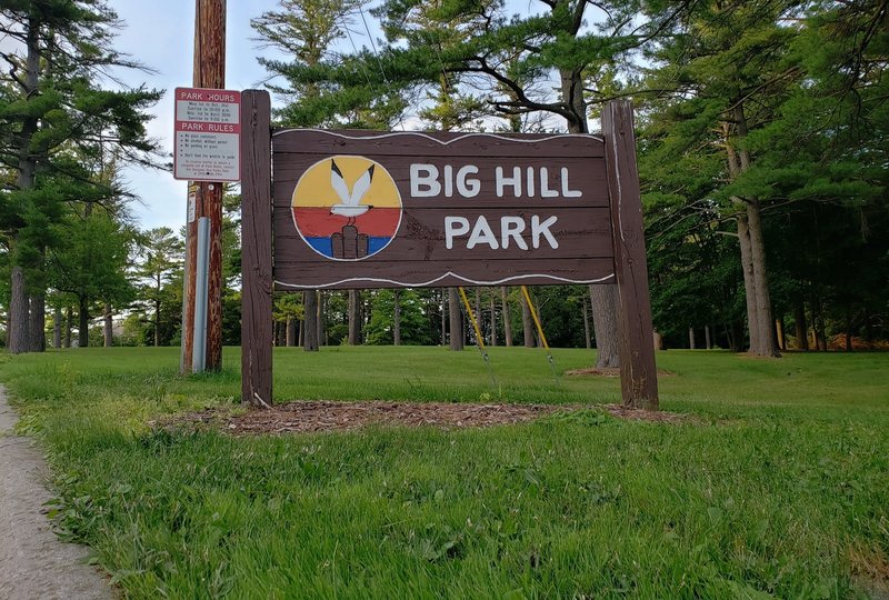 Big Hill Park entrance.