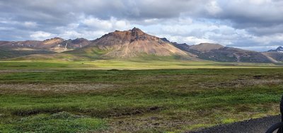 Mt. Staðarfjall in the afternoon sun