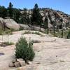 You wouldn't know this was a trail without the cairns along this rock mesa, but an amazingly organic, challenging and scenic ride on way to Black Jack trail.