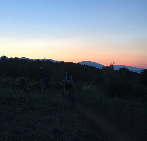 Great trail for night riding and family rides.