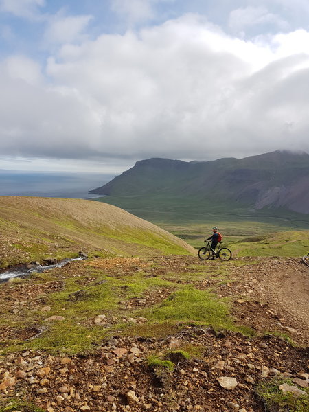 On Apex Ridge overlooking Breiðavík