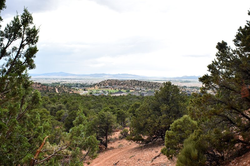 This is on the north side of the loop, looking west towards Cedar City and the Cedar Ridge Golf Course.