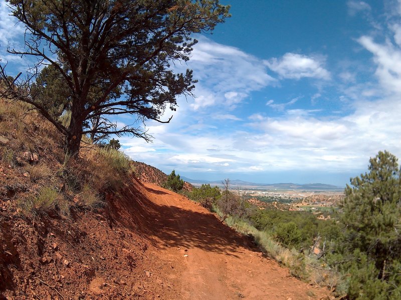 Typical red soil in the mountains east of Cedar City.