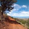 Typical red soil in the mountains east of Cedar City.