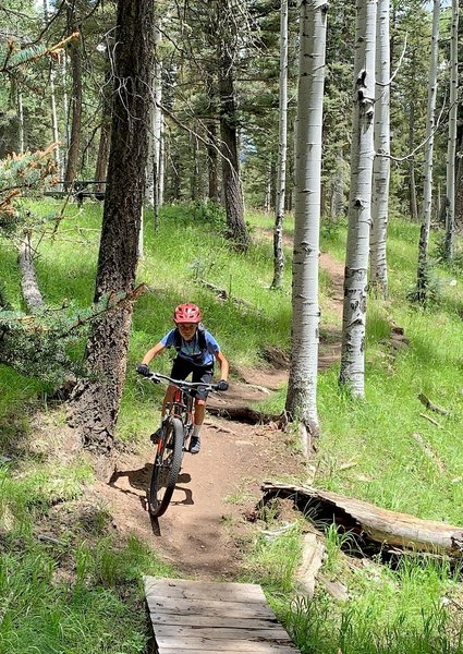 Angle Fire Valley trail system.