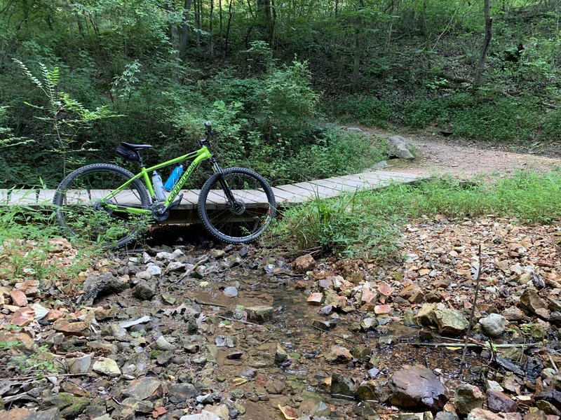 This is on the connector from The Dump/Rail Tie to Lasso. Both trails were fun!