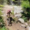 Slab Drop -- last segment of Payette Lake Trail.