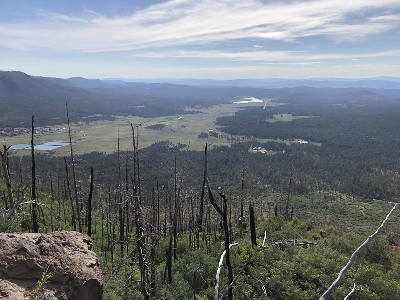 East view of Alpine from the towers.