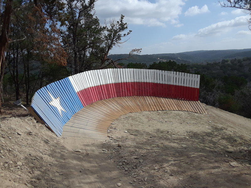 The Texas Flag wall ride along Tarantula