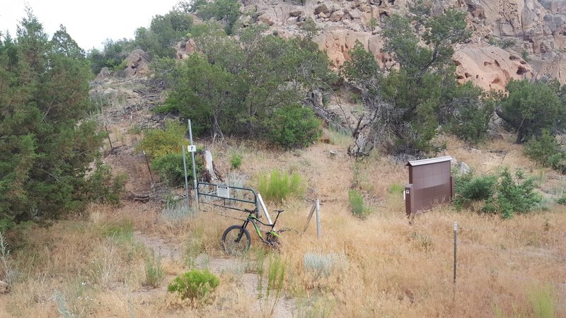 Trailhead for Boundary Trail.