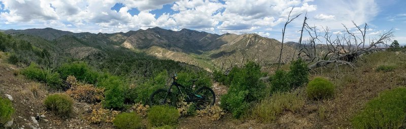 Astonishing views of the Black Range await you should you ride this trail.