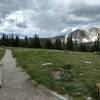 Top of the trail right off the trailhead. Great views of Medicine Bow Peak