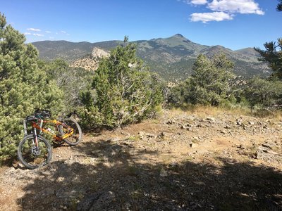 Typical trail condition and views.