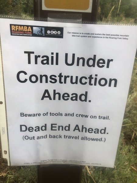 RFMBA Trail construction information.