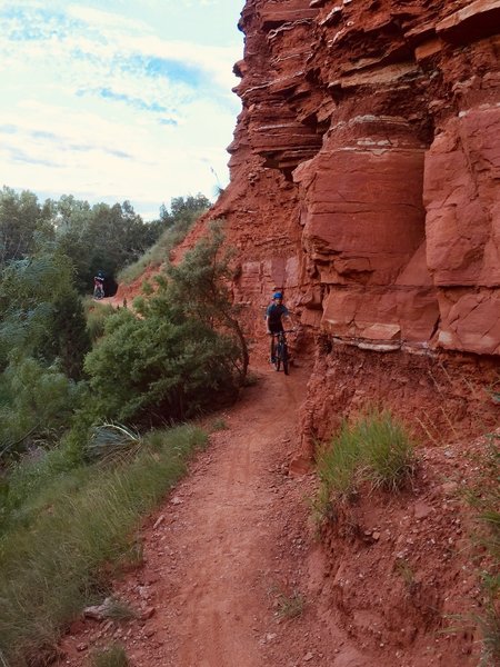 Nice scenery on a fun trail.