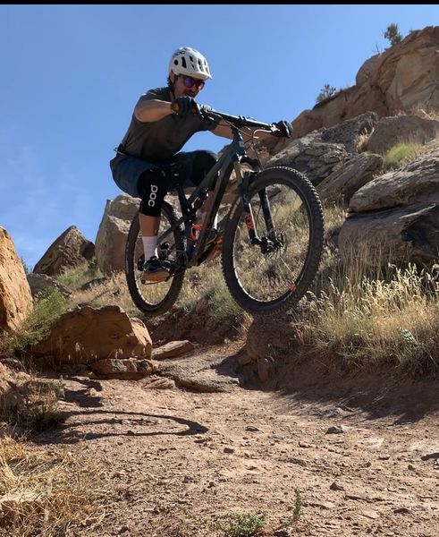 Lunch loop trails keep you on your feet with plenty of awesome drops!