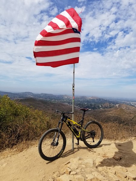 Top of the hill, Santiago Oaks Regional Park