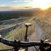 Beautiful summer sunset ride!