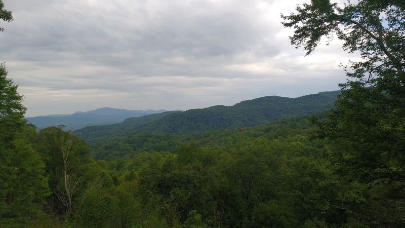 Viewpoint on Horsepasture Road.