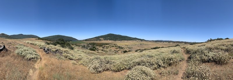 Looking back towards Lake Cuyamaca