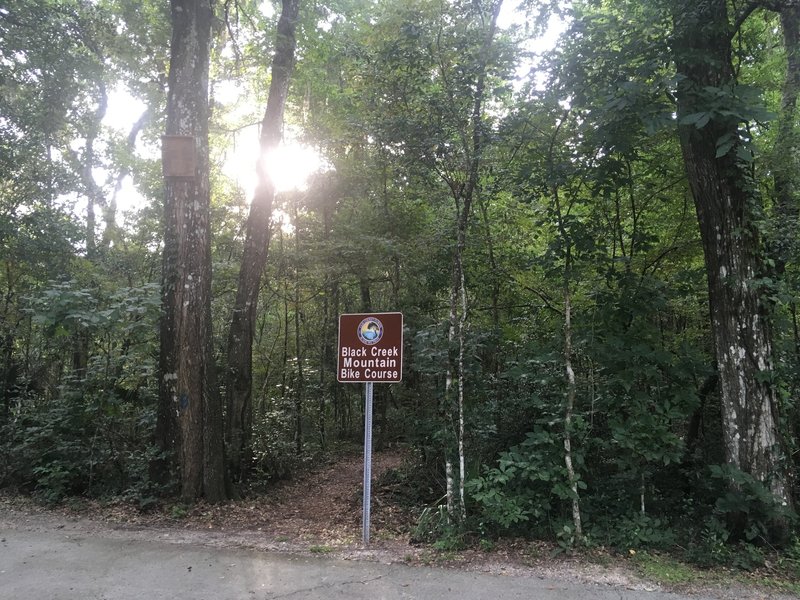 Trailhead sign