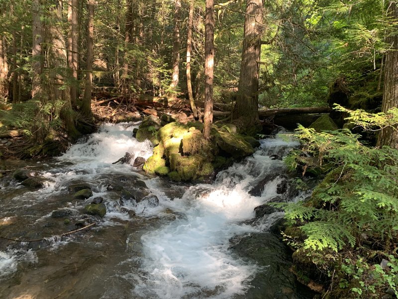 One of the many waterfalls on this trail.