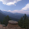 Peak and view looking west from the overlook