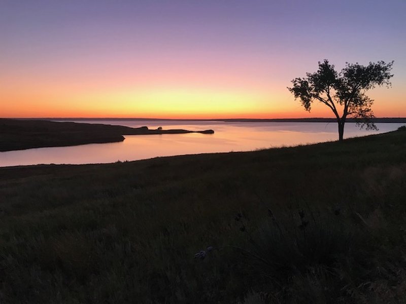 From Trailhead at Sunset