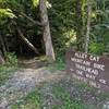 Alley Cat Mountain Bike Trailhead Sign