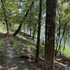 Parts of the trail are beside the lake with some great views.