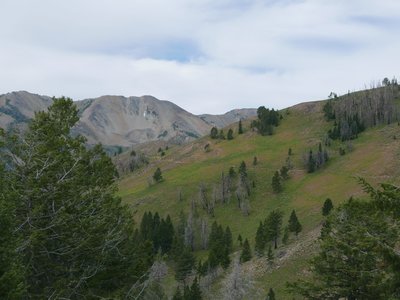 You start the shuttle ride from the base of the mountain in the background.