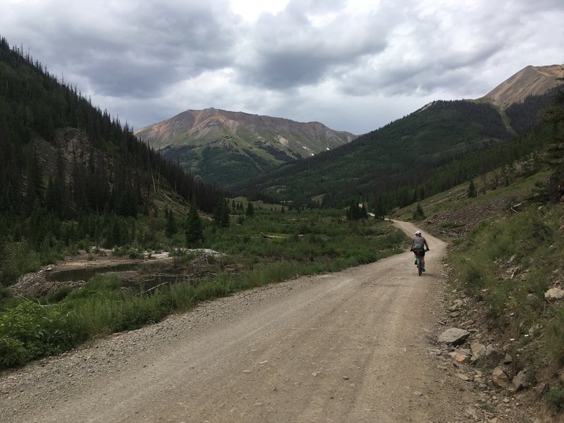 The valley below American Basin.