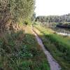 Trail along the "Moervaart" River.