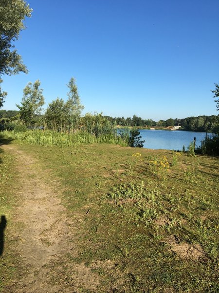 Trail at lake