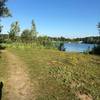 Trail at lake