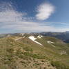 Looking back towards Jones pass