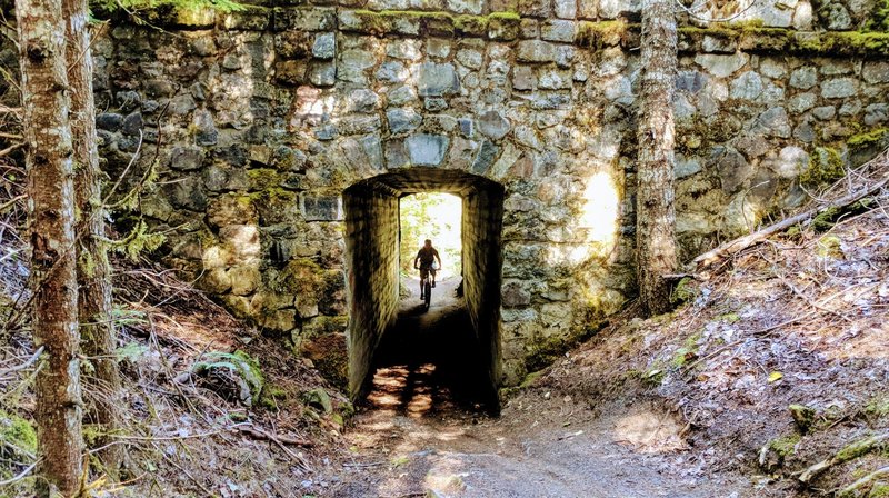 Old stone underpass