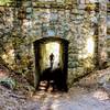 Old stone underpass